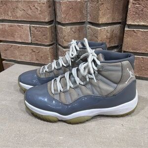 Jordan Air Jordan 11 Retro Cool Grey High Top Sneaker Men's size 8.5 or wmns 10